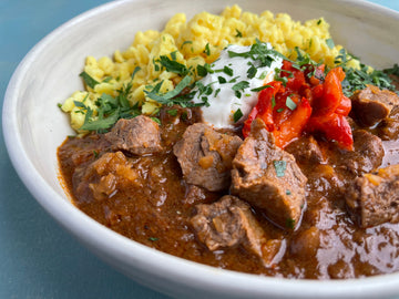 Gulasch vom Rind & Spätzle